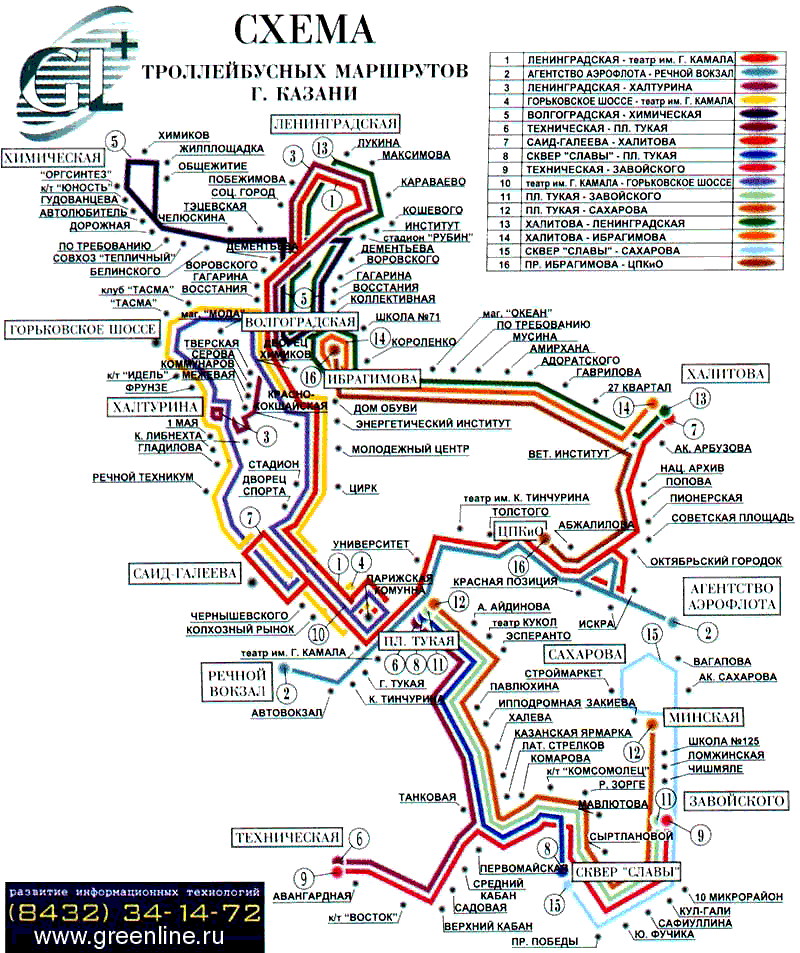 Карта Автобусных Маршрутов Казани